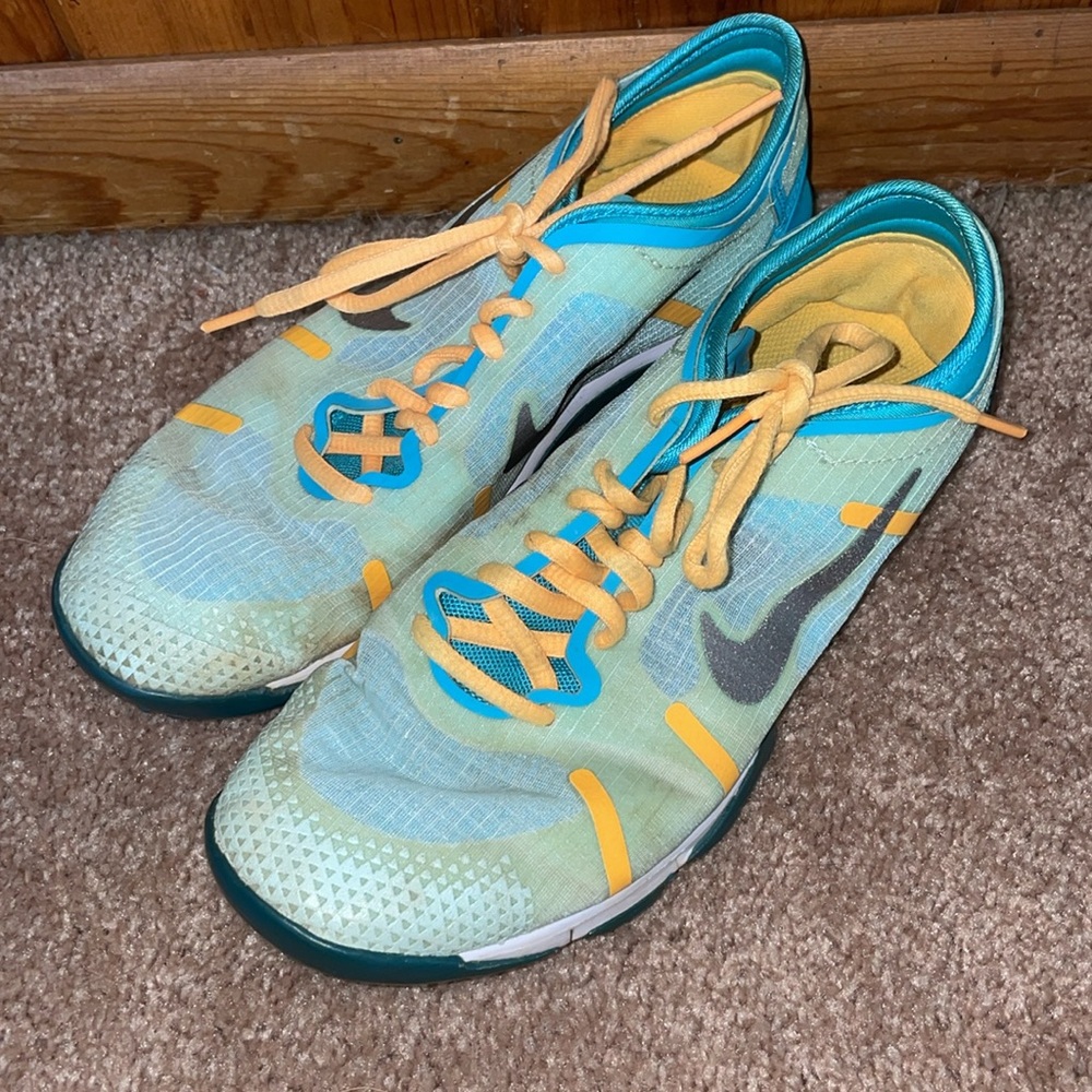Nike Womens Lunarelement 615743-300 Blue Running Shoes Sneakers size 7 sports - Picture 2 of 9